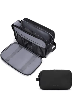 Merkloos Toilettas – travel bag - reizen – vakantie kosmetika – Cosmetic bag – premium kwaliteit - Travel Etui Organizer voor Toiletartikelen Kamperen & Reizen Accessoires – Toiletry Bag voor Dames en heren
