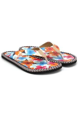 Goby Bloemen - Sandalen - Slippers - Hoge kwaliteit - Handmade