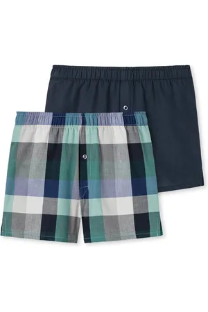 Schiesser Geweven boxershorts Set van 2