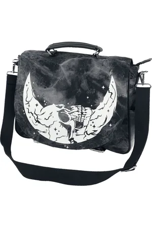 Banned Alternative Banned - CHANTERS - Gothic Schoudertas - messengertas - Grijs - (bxhxd) ca. 38cm x 28cm x 10,5cm