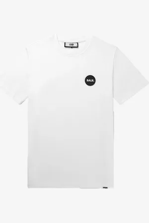 BALR. Balr Olaf Straight Round Rubber Badge T-Shirt