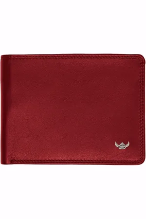 Golden head Portemonnee Polo RFID Protect Billfold Coin Wallet Rood