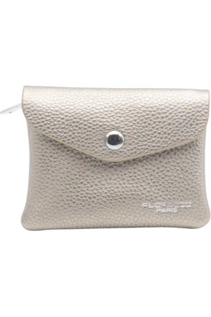 Flora & CO Dames Portemonnee - Portefeuille - Beurs - Wallet - met rits - goudkleurig