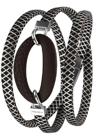 Panarea Armband Dames BM1M21 59 cm Zilverkleurig Bruin