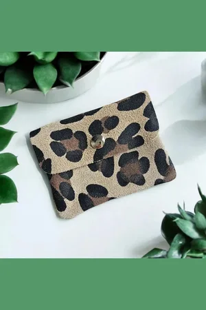 Dottilove Portemonnee Suede - Leo - Compacte Portemonnee - Fashion Portemonnee - Cadeau voor Haar - Cadeau idee