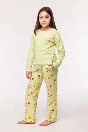 Woody Studio pyjama meisjes/dames - - 242-12-YPA-Z/705 - maat 140