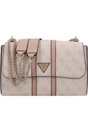 Guess Schoudertas Noreen Logo Convertible Crossbody Flap Oud roze