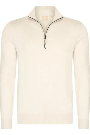 Mario Russo Half Zip Sweater - Trui Heren - Sweater Heren - Coltrui Heren - L