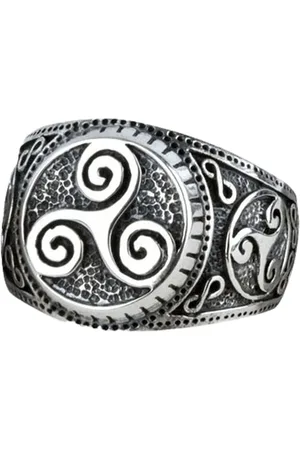 etNox Zilveren “Keltische Triskelion” ring(R5402.68)