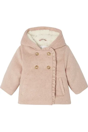 Vertbaudet Wollen babyjas Een warme, knusse jas voor de winter