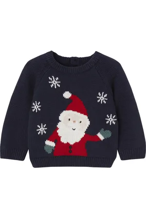 Vertbaudet Baby Jacquardpullover mit Weihnachtsmann