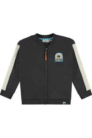 Stains&Stories Boys sweat cardigan Jongens Vest