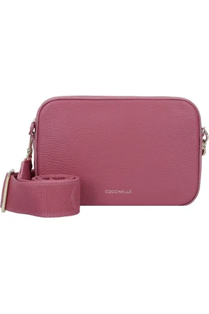 Coccinelle Leren Schoudertas Tebe Crossover Bag (rood)paars