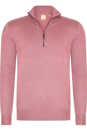 Mario Russo Half Zip Sweater - Trui Heren - Sweater Heren - Coltrui Heren - L