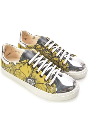 Goby Yellow Poppy - Sneakers - Schoenen - Hoge kwaliteit - Handmade