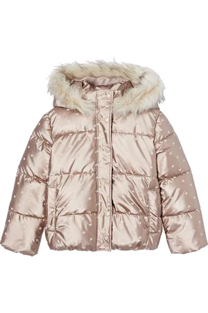 Vertbaudet Donsjack met capuchon voor meisjes met fleece voering