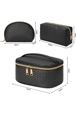 Merkloos Toilettas voor heren EN dames , LEEG , ritsvak, groot, waterdicht, voor koffer, handbagage , Toilettas voor op reis