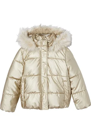 Vertbaudet Donsjack met capuchon voor meisjes met fleece voering