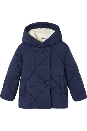 Vertbaudet Donsjack met capuchon voor meisjes met sherpa voering