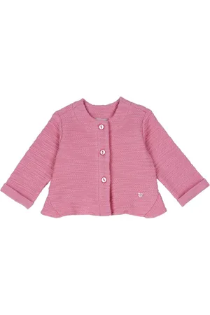 chicco Babykleding meisjes/baby Gebreid Vestje met lange mouwen Knoop sluiting