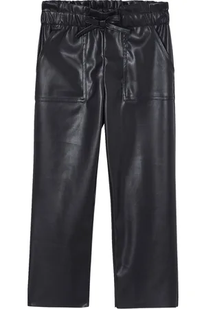 Vertbaudet Paperbag broek met leereffect