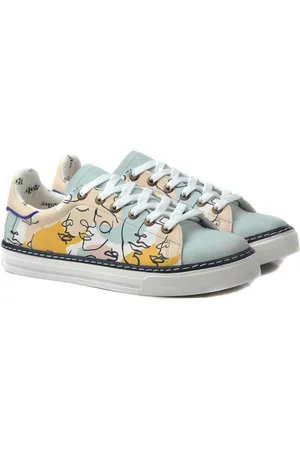 Goby Art Faces - Sneakers - Schoenen - Hoge kwaliteit - Handmade