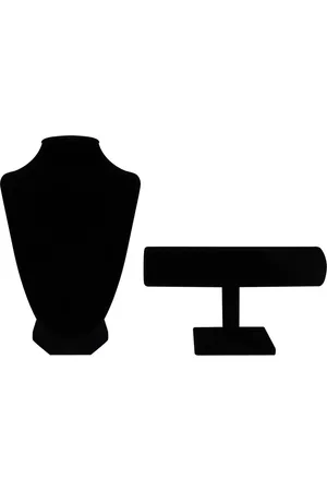Merkloos Velours Ketting Display Buste - T-Balk Sieraden Standaard - Armbanden Horloges Hangers - Mannequin Voor Chokers Kettingen Kabels