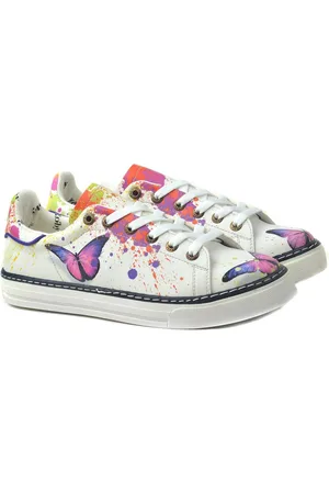 Goby Vlinder Verf - Sneakers - Schoenen - Hoge kwaliteit - Handmade
