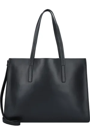 Jost Leren Business tas Schoudertas Arva Business Shopper Zwart