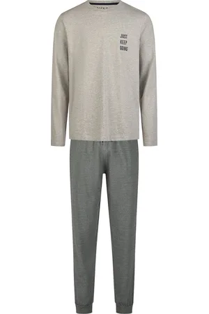 Phil & Co. Berlin Lange Heren Pyjama Set Katoen /Groen