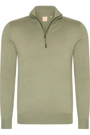 Mario Russo Half Zip Sweater - Trui Heren - Sweater Heren - Coltrui Heren - XL