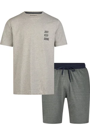 Phil & Co. Berlin Heren Shortama Korte Pyjama Katoen