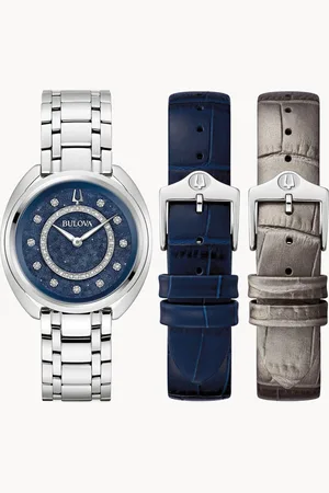 BULOVA Duality 96X160 Horloge - Staal - Zilverkleurig - Ø 34 mm