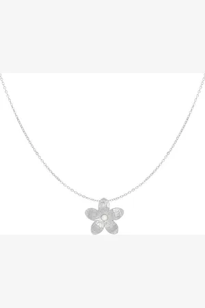 Bijoutheek Collier Bloem Parel
