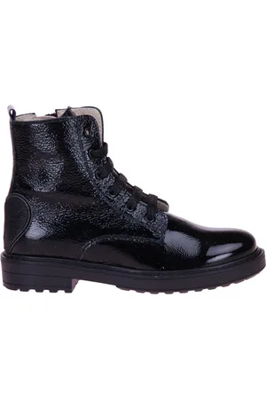 Beberlis Zwarte Veterboot Lak