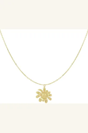 Bijoutheek Collier Zonnebloem