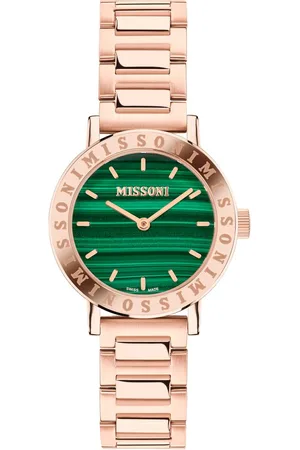 Missoni Lucky Stones MWECA0223 Horloge - Staal - Rosékleurig - Ø 34 mm