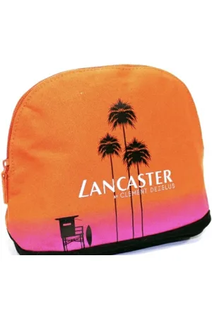 Merkloos Lancaster toilettas / make-up tas
