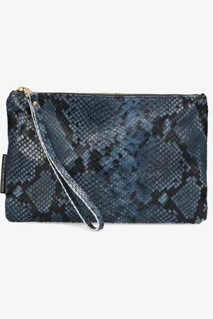 Fred de la Bretoniere Clutch Donkerblauw