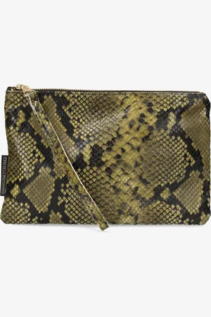 Fred de la Bretoniere Clutch Donkergroen