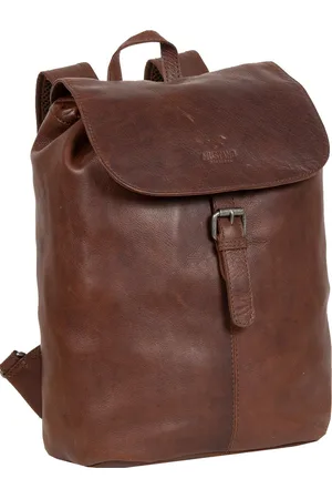 Mustang Leren Vrije tijd rugzak Rugzak Catania Leather Backpack Bruine