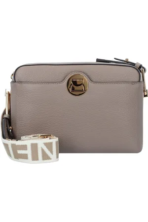 Coccinelle Leren Schoudertas Liya Signature Crossbody Grained Leather