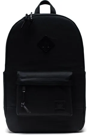 Herschel Heavyweight Canvas | Heritage - Black / Premium rugzak in duurzaam katoen / Beperkte Levenslange Garantie /