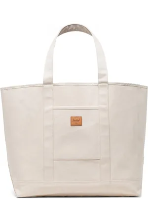 Herschel Heavyweight Canvas | Alexander Zip - Natural / Ruime tote met 35L opbergvolume in Heavyweight Canvas / Beperkte Levenslange Garantie /