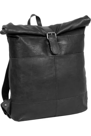 Mustang Leren Vrije tijd rugzak Rugzak Catania Backpack Zwart