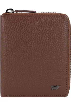 Braun büffel Braun Büffel Leren Portemonnee Theo RFID RV-Wallet H 8CS Bruine