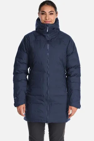 Rab Valiance Dames Parka Deep Ink 8