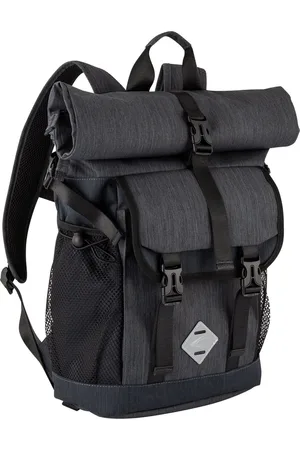 Camel Active Daypack Rugzak met laptopvak Satipo Flap Backpack Donkergrijs