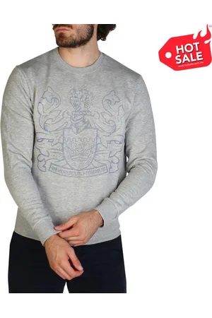 Aquascutum Kleding - Sweatshirts - FAI001-94 - Heren - darkgray,steelblue - L