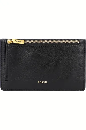 Fossil Sleutelgeval Kaarthoes Logan Zip Coin Zwart